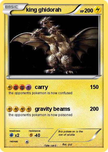 Pokemon king ghidorah