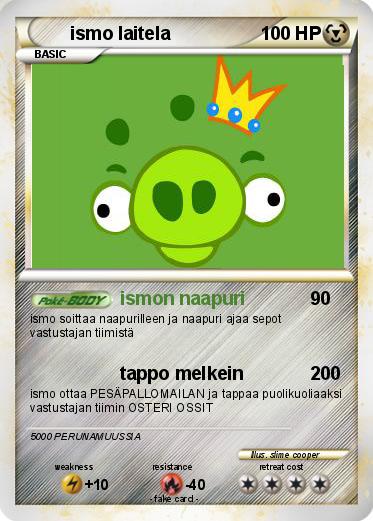 Pokemon ismo laitela