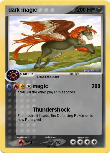Pokemon dark magic