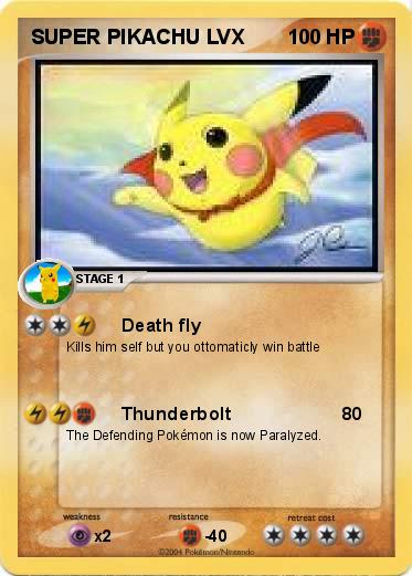 Pokemon SUPER PIKACHU LVX