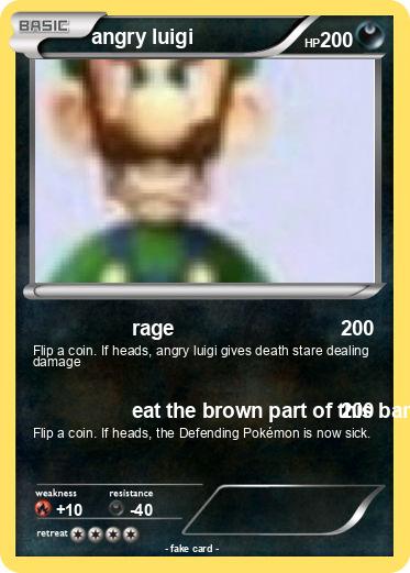 Pokemon angry luigi