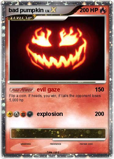 Pokemon bad pumpkin