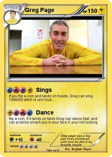 Pokemon Greg Page