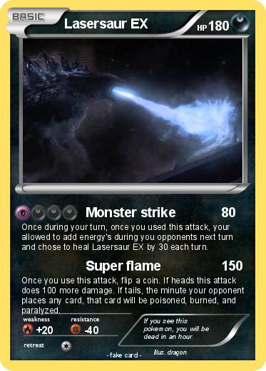 Pokemon Lasersaur EX