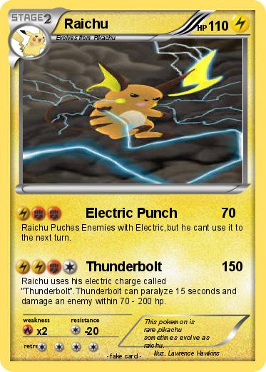 Pokemon Raichu