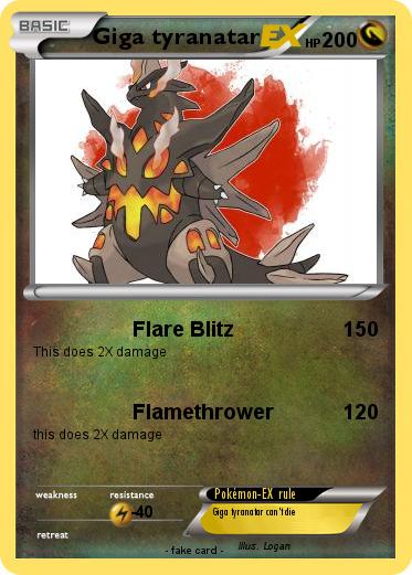 Pokemon Giga tyranatar