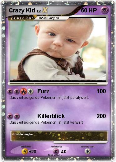 Pokemon Crazy Kid