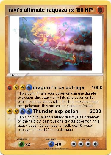 Pokemon ravi's ultimate raquaza rx 1