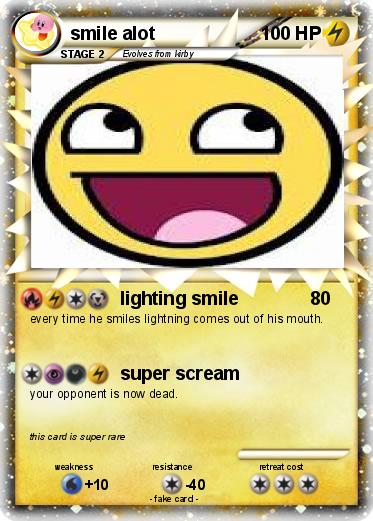 Pokemon smile alot