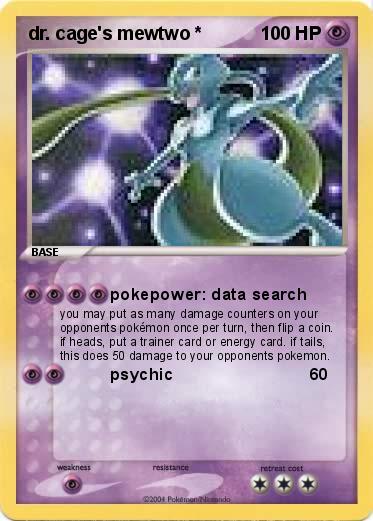Pokemon dr. cage's mewtwo *