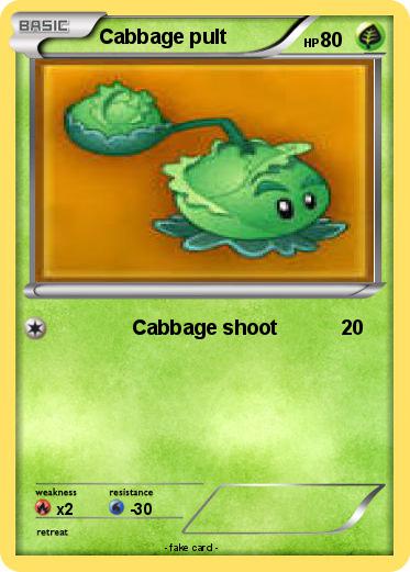Pokemon Cabbage pult