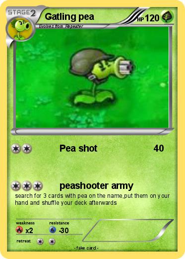 Pokemon Gatling pea
