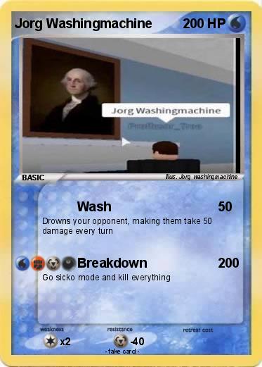 Pokemon Jorg Washingmachine