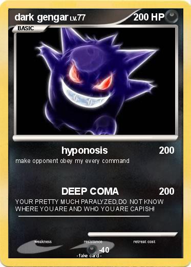 Pokemon dark gengar