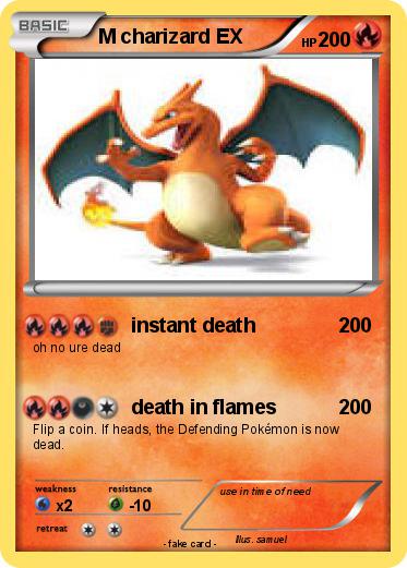 Pokemon M charizard EX
