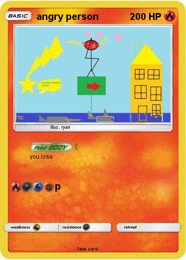 Pokemon angry person