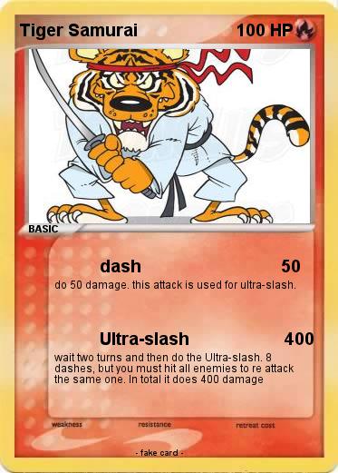 Pokemon Tiger Samurai