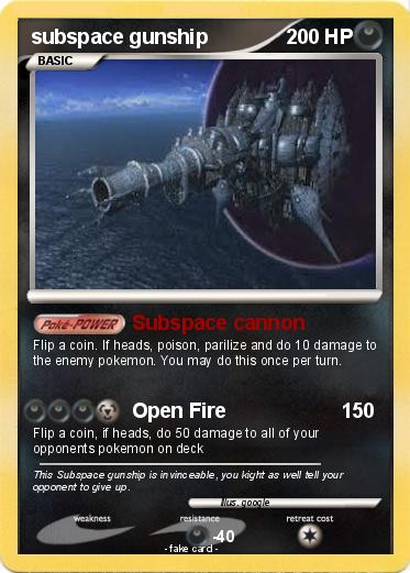 Pokemon subspace gunship