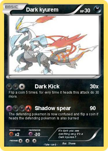 Pokemon Dark kyurem