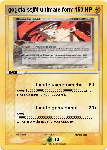 Pokemon gogeta ssjf4 ultimate form Pokemon gogeta ssjf4 ultimate form