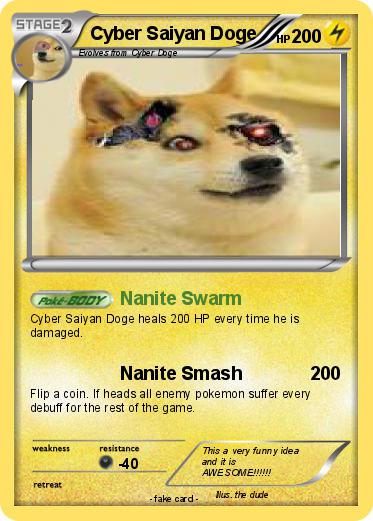 Pokemon Cyber Saiyan Doge