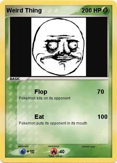 Pokemon Weird Thing