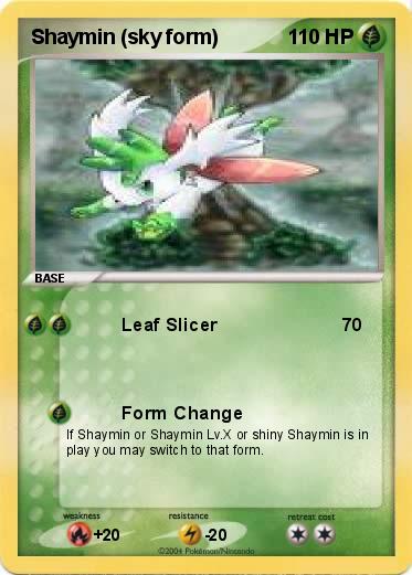 Pokemon Shaymin (sky form) 