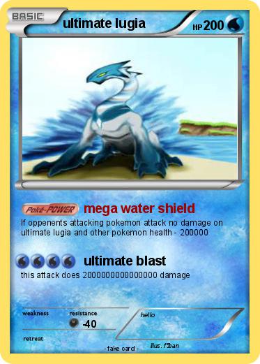 Pokemon ultimate lugia