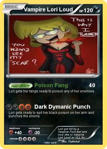 Pokemon Vampire Lori Loud