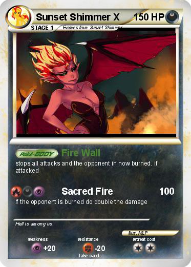Pokemon Sunset Shimmer X