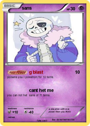 Pokemon sans