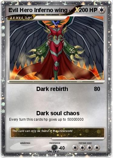 Pokemon Evil Hero Inferno wing