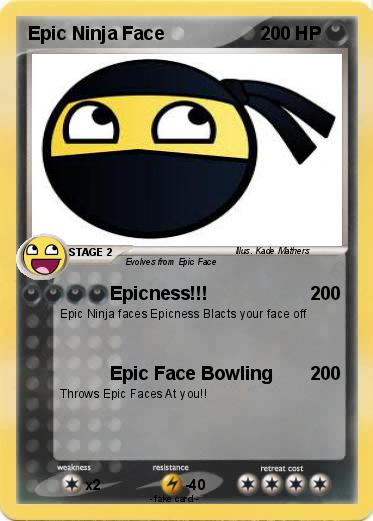 Pokemon Epic Ninja Face