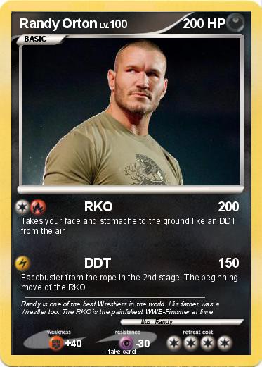 Pokemon Randy Orton