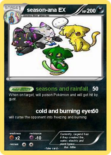 Pokemon season-ana EX