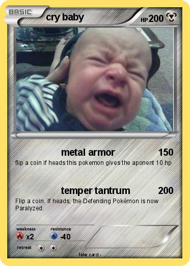 Pokemon cry baby