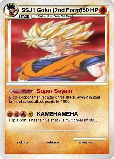 Pokemon SSJ1 Goku (2nd Form)