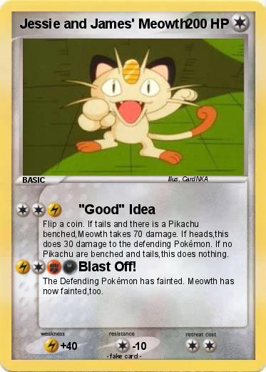 Pokemon Jessie and James' Meowth
