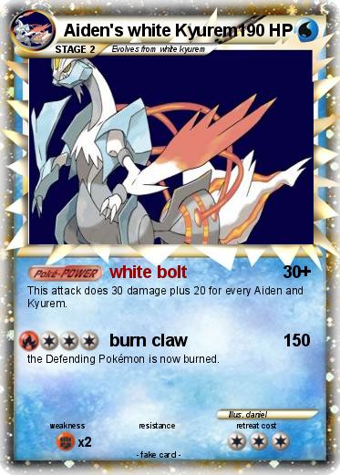 Pokemon Aiden's white Kyurem