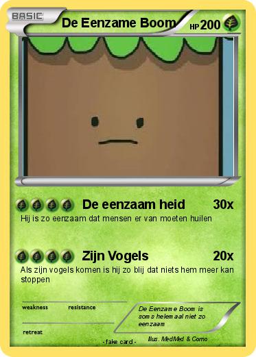 Pokemon De Eenzame Boom