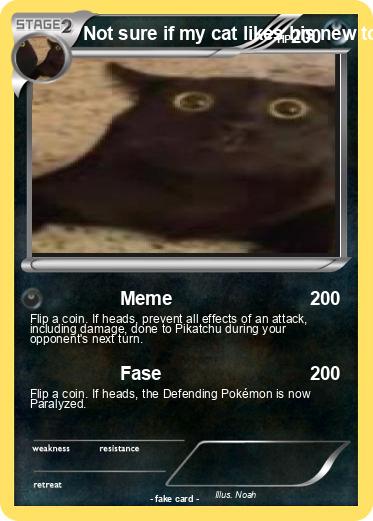 Pokemon Not sure if my cat likes his new toy