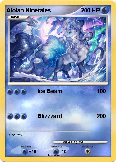 Pokemon Alolan Ninetales