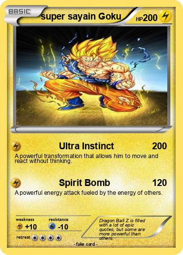 Pokemon super sayain Goku