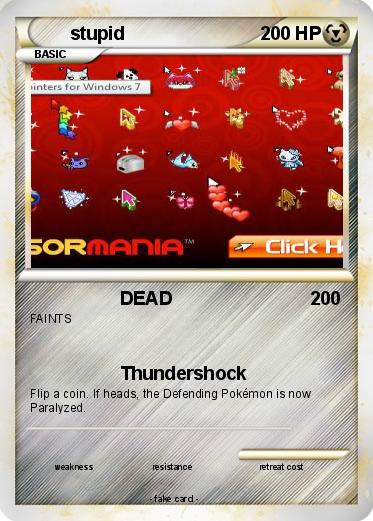 Pokemon stupid