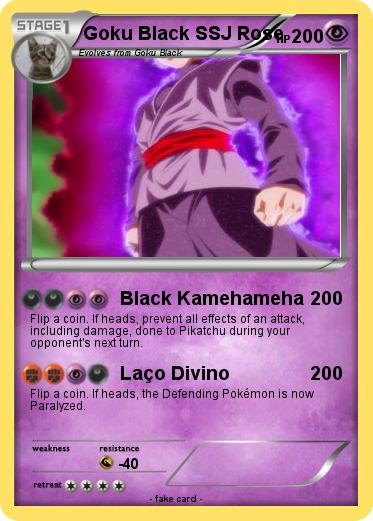 Pokemon Goku Black SSJ Rose
