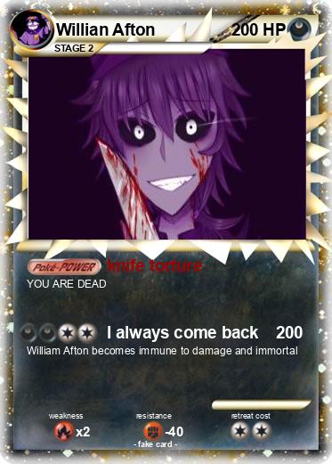 Pokemon Willian Afton