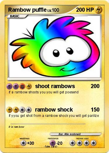 Pokemon Rambow puffle