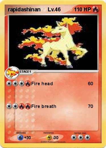 Pokemon rapidashinan     Lv.46