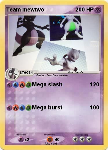 Pokemon Team mewtwo