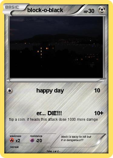 Pokemon block-o-black